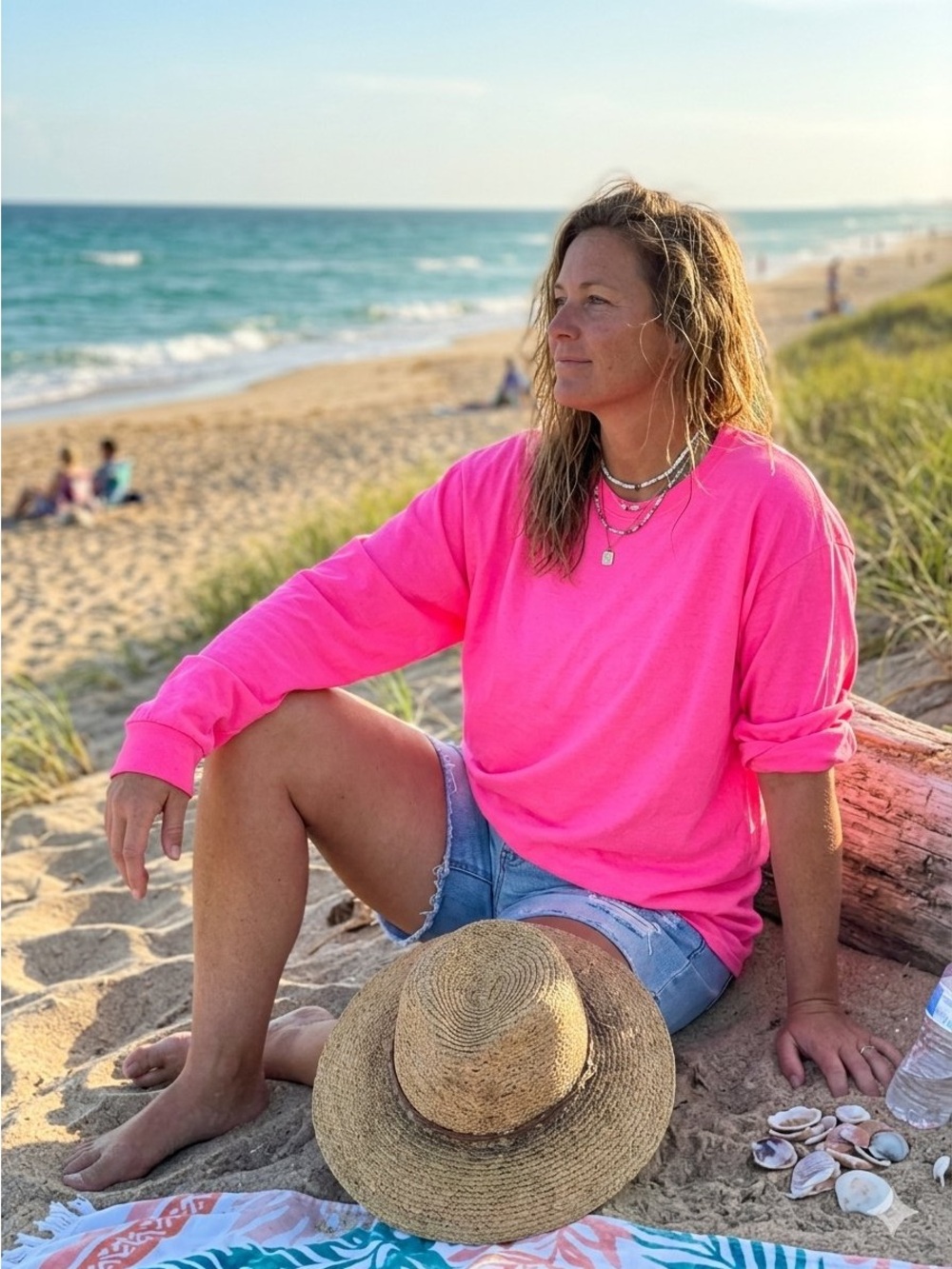 Beachy Long Sleeve T Shirt 2XL